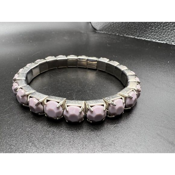 Matte Lilac Stretch Bracelet - Picture 1 of 6